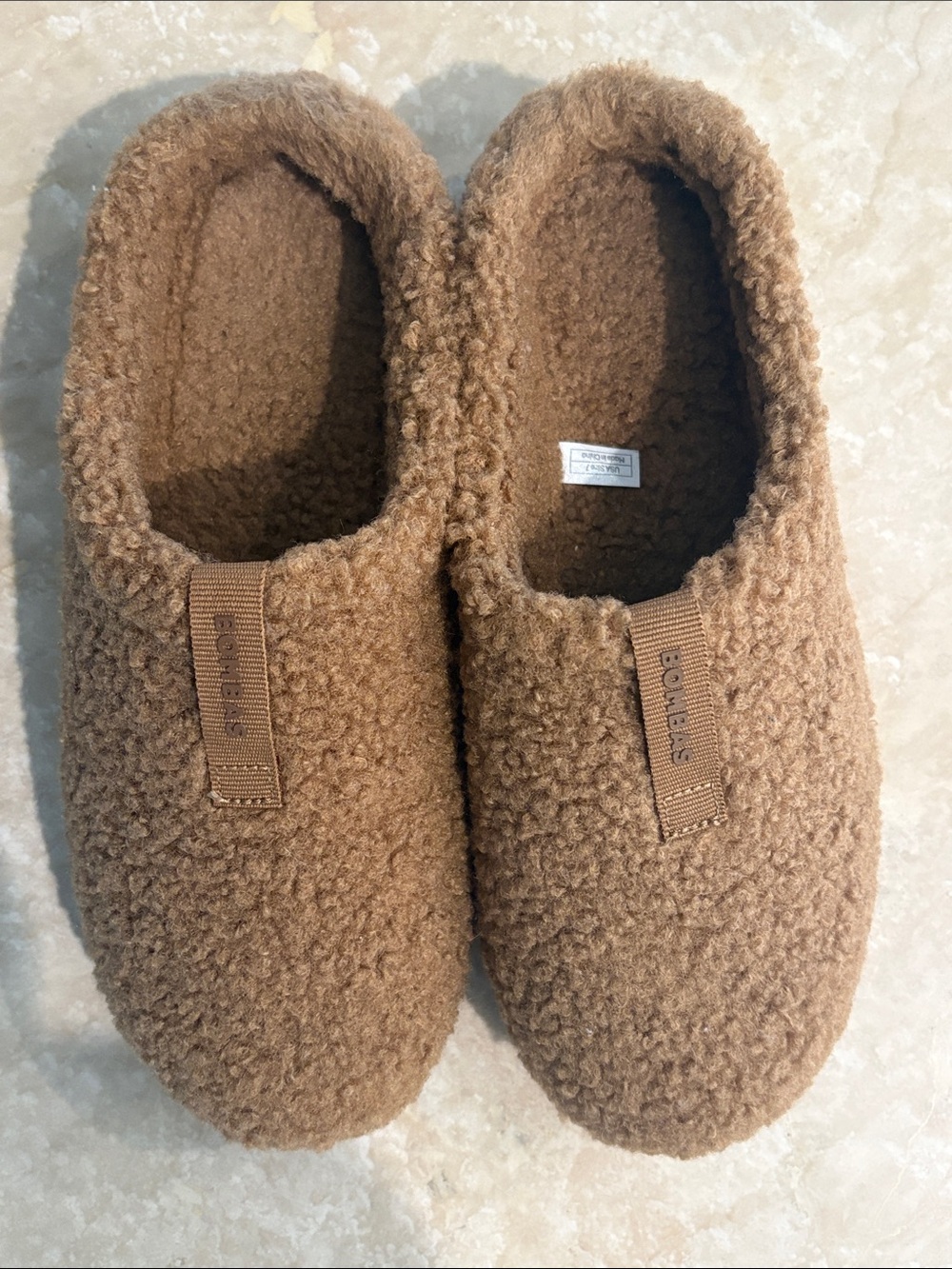 Women’s Bombas Sunday Slip-On Slippers - Camel Brown - Picture 3 of 7